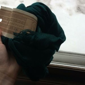 Green scarf
